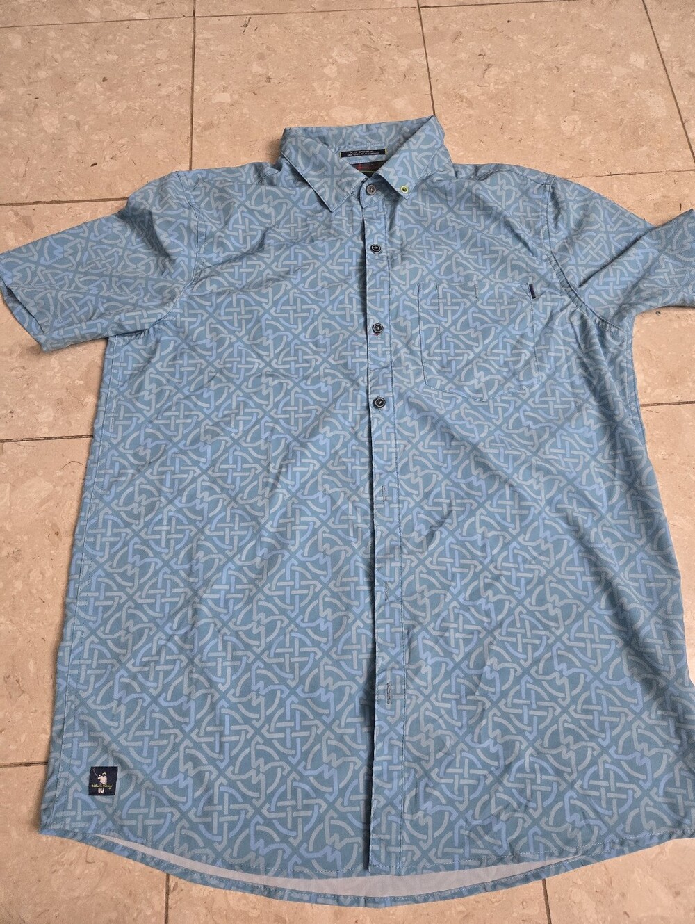 Men's William Murray Stretch Button Down Shirt - Medium
